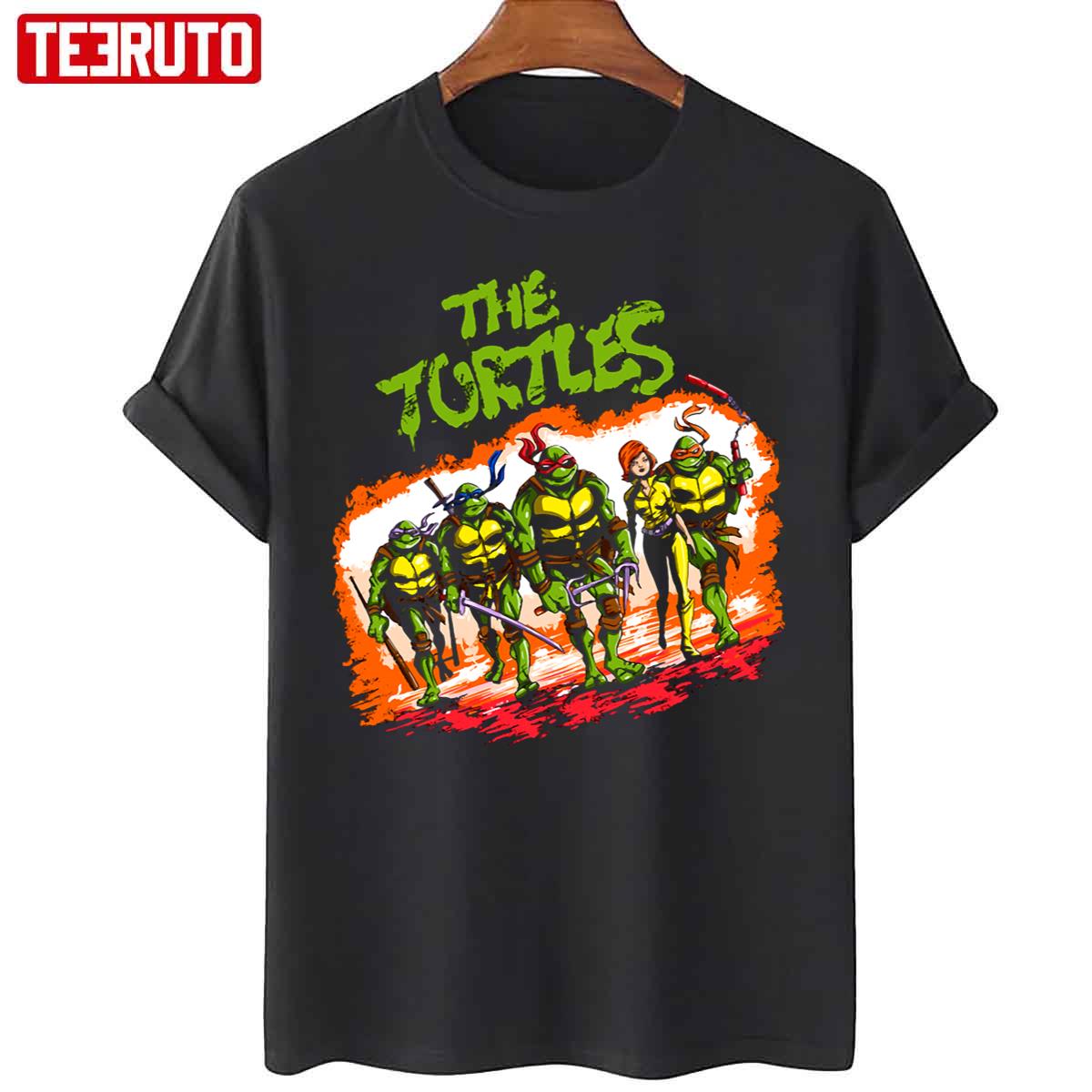 Vintage The Ninja Turtles Superhero Cartoon Movie Unisex T-Shirt