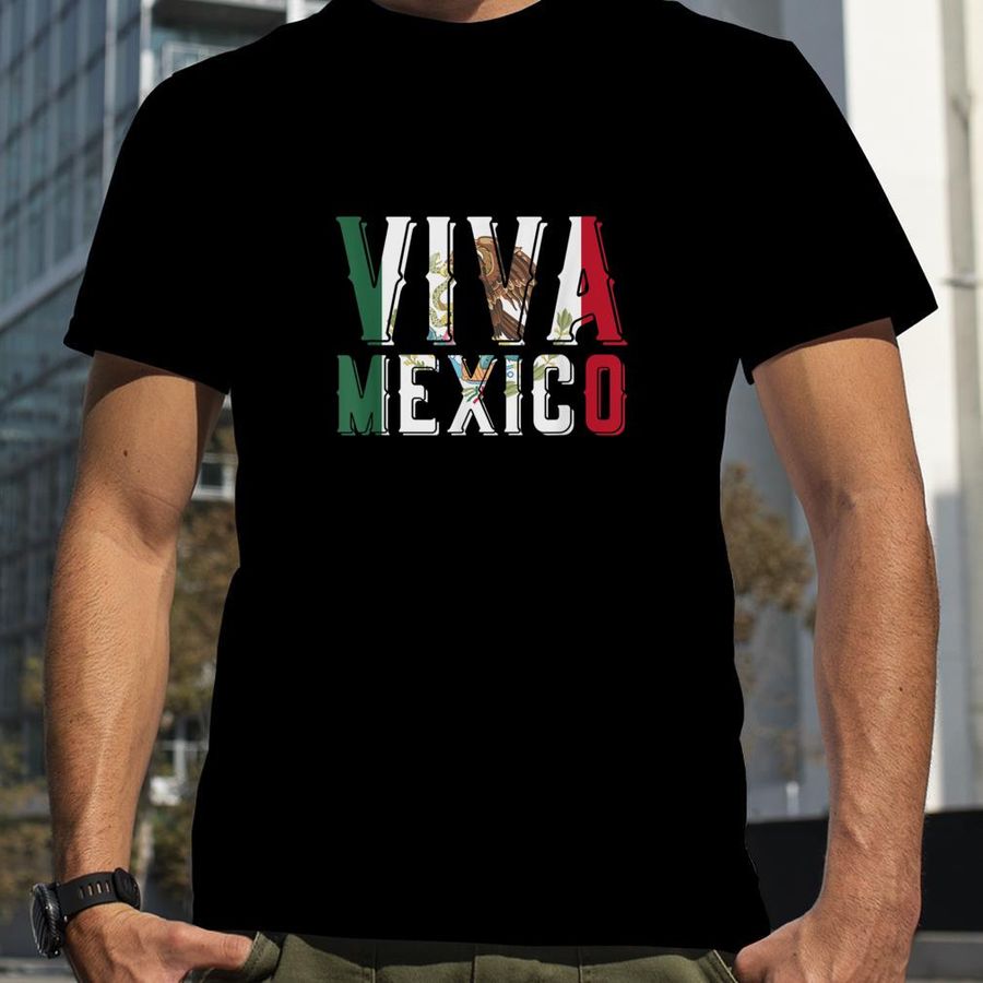 Viva Mexico Hispanic Mexican Heritage Eagle Mexico T Shirt