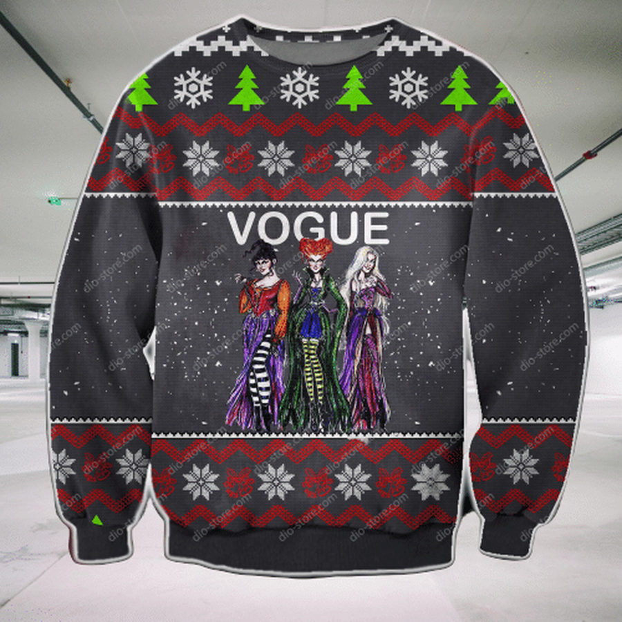 VOGUE UGLY CHRISTMAS SWEATER Ugly Sweater Christmas Sweaters Hoodie Sweater.png