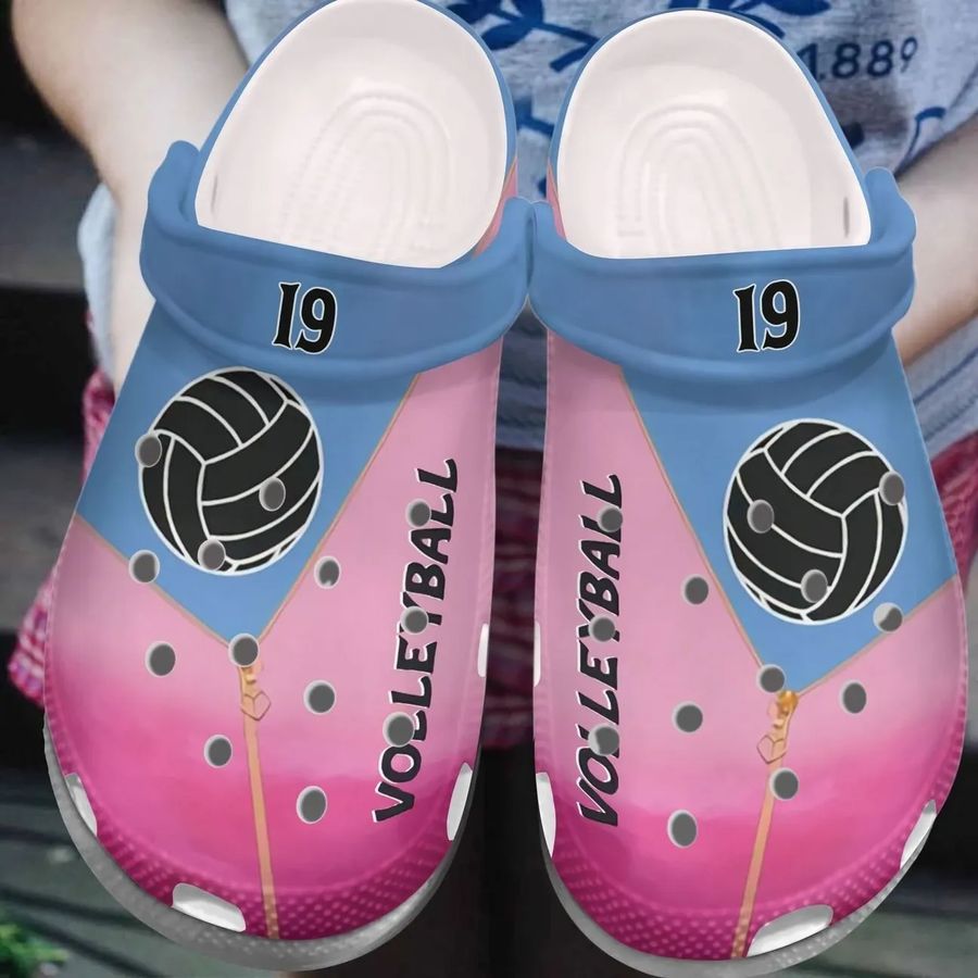 Volleyball Personalized Clog Custom Crocs Comfortablefashion Style Comfortable For Women Men Kid Print 3D Volleyball Obsessed