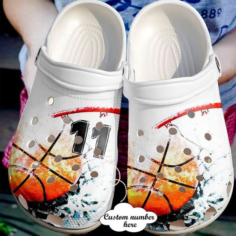 Volleyball Personalized Love I Sku 2632 Crocs Crocband Clog Comfortable For Mens Womens Classic Clog Water Shoes