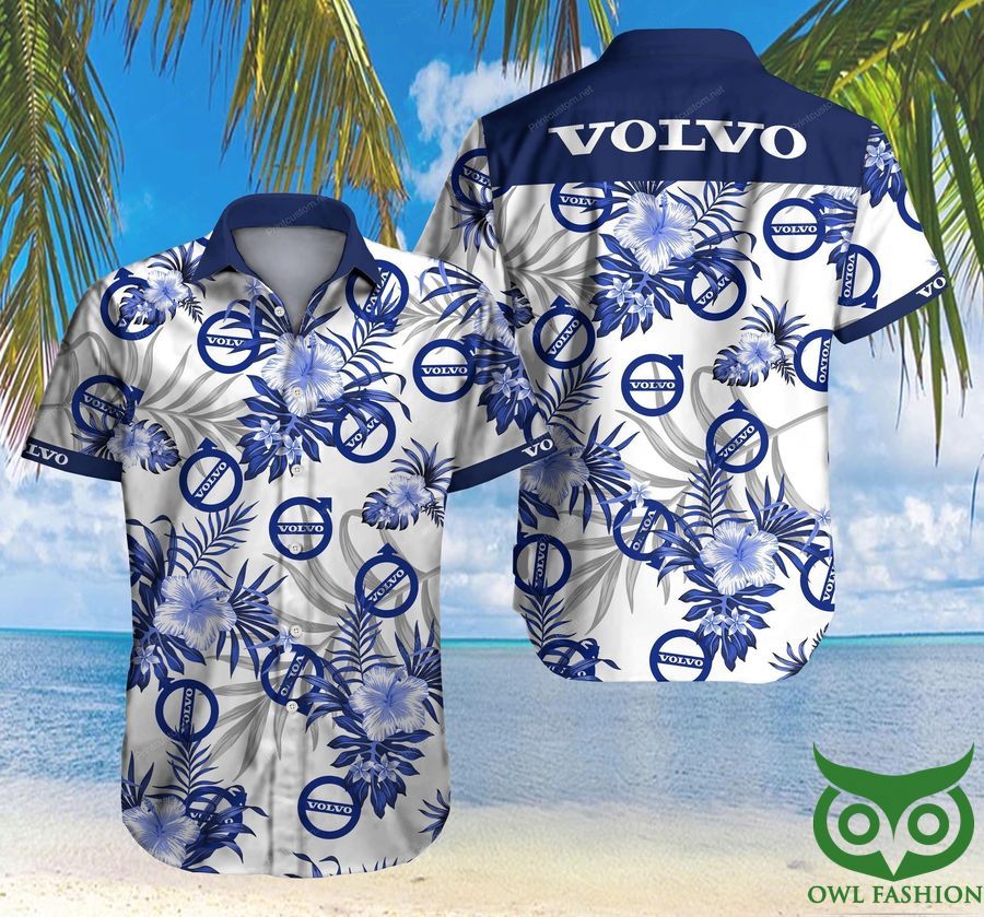 Volvo Floral Hawaiian Shirt Summer Shirt