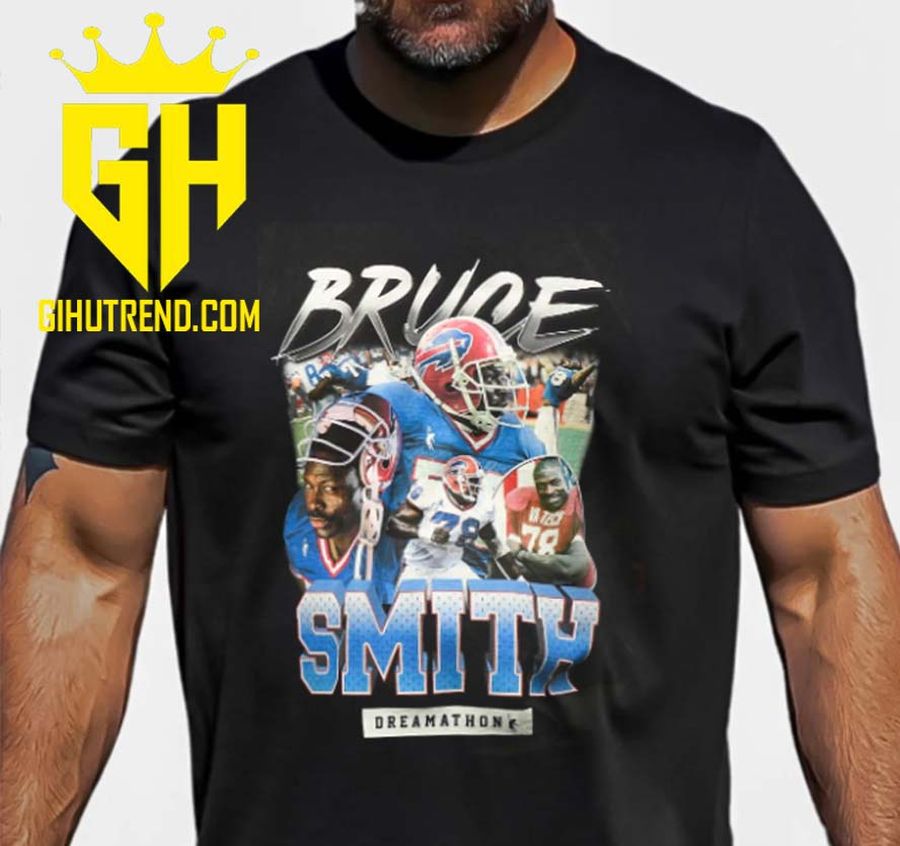 Von Miller wearing Bruce Smith Dreamathon T-Shirt