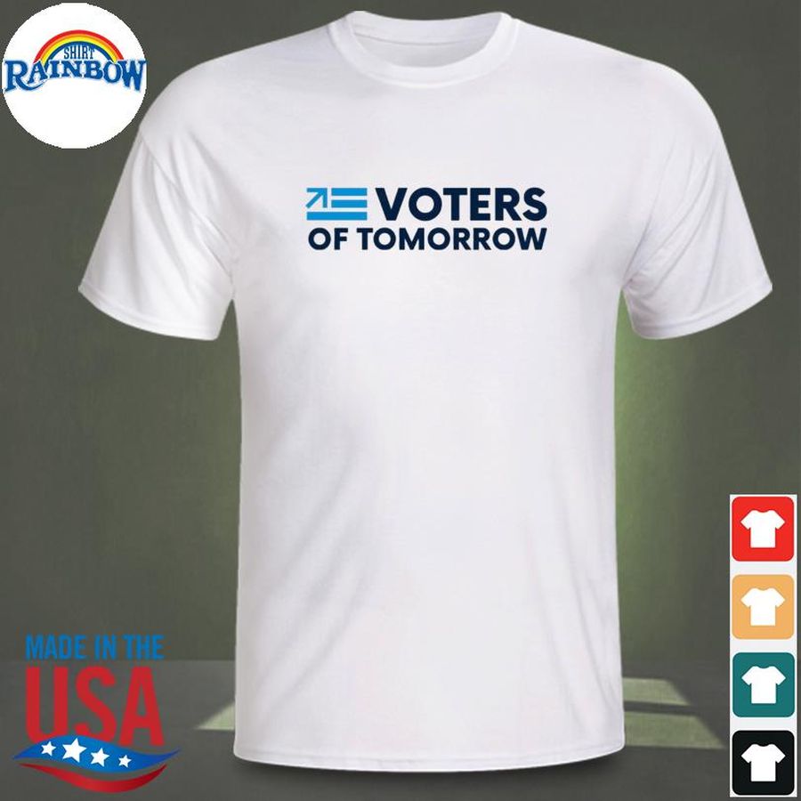 Voters of tomorrow merch voters of tomorrow logo shirt
