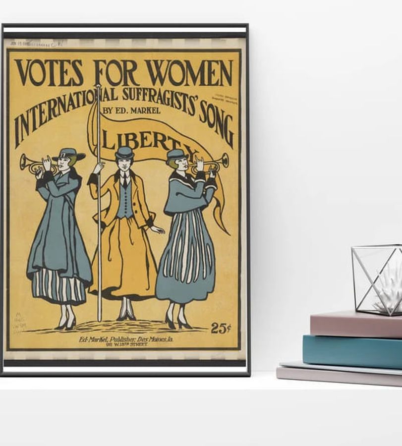 Votes For Women, Feminist Poster, Wall Decor Poster