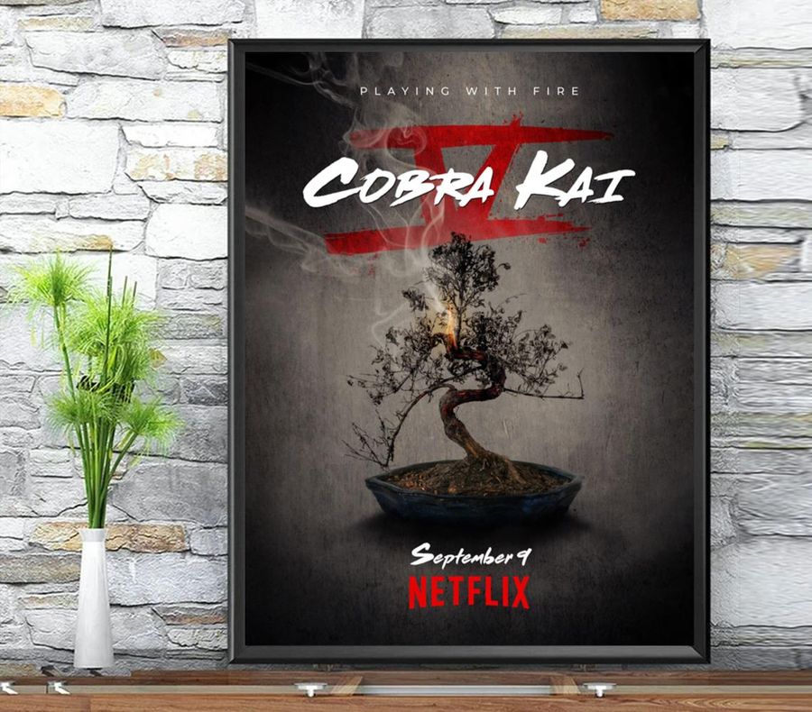 Wall Art Cobra Kai Season 5 Poster Playing With Fire Movie Poster
