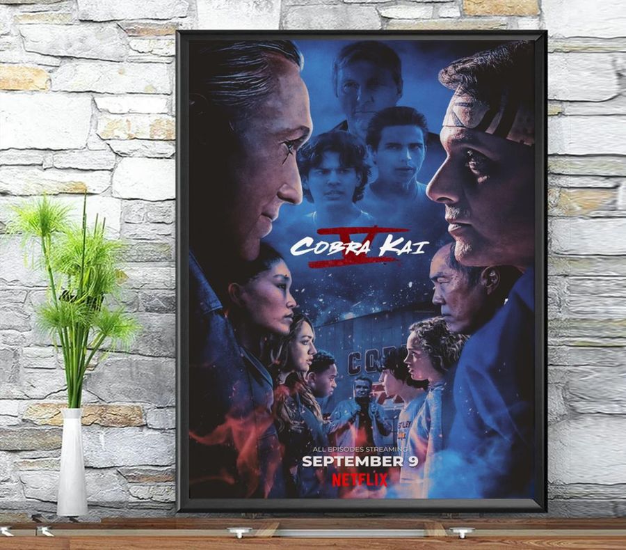 Wall Art Home Decor Cobra Kai Season 5 Poster Trend Movies