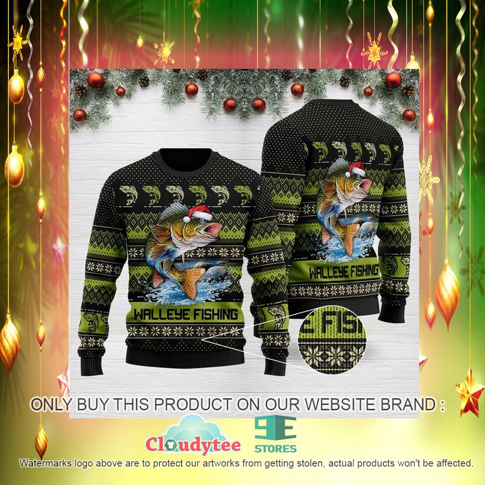 Walleye Fishing Ugly Christmas Sweater – LIMITED EDITION