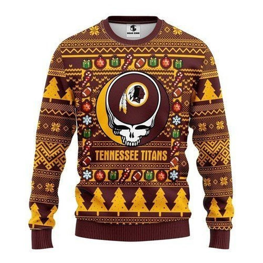 Washington Redskins Grateful Dead For Unisex Ugly Christmas Sweater All