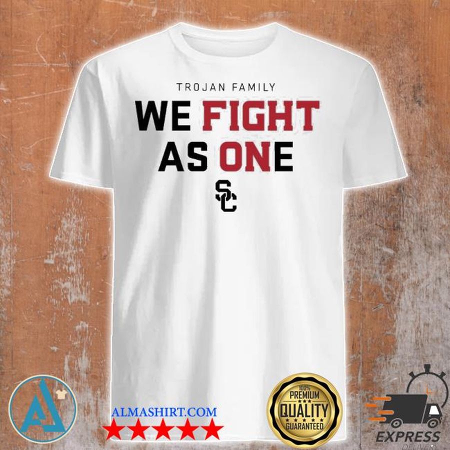 We fight as one usc trojans oxford we fight as one shirt