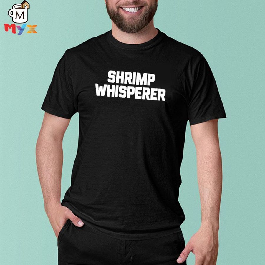 Weird thrift store shrimp whisperer funny shirt