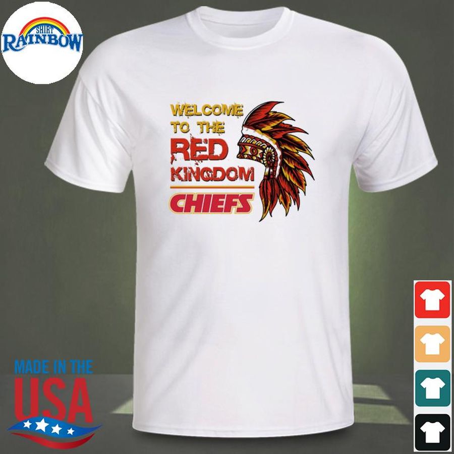 Welcome to the red kingdom Kansas city Chiefs patrick mahomes shirt