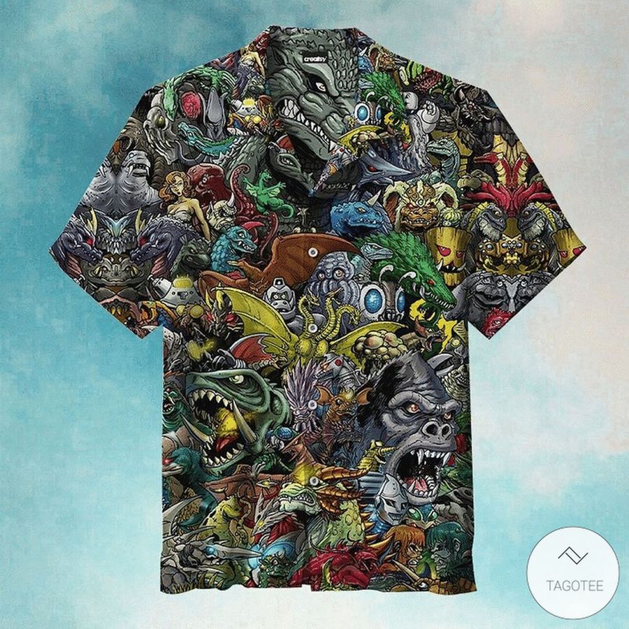 Welcome To The World Of Godzilla Hawaiian Shirt