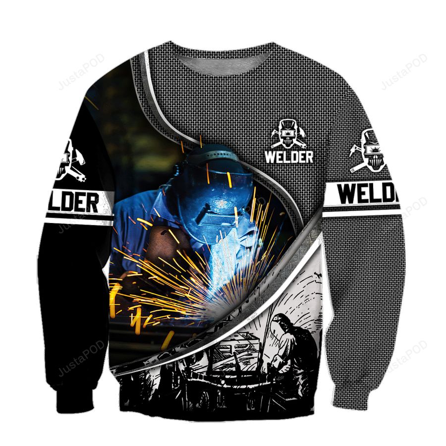 Welder Art Ugly Sweater Christmas