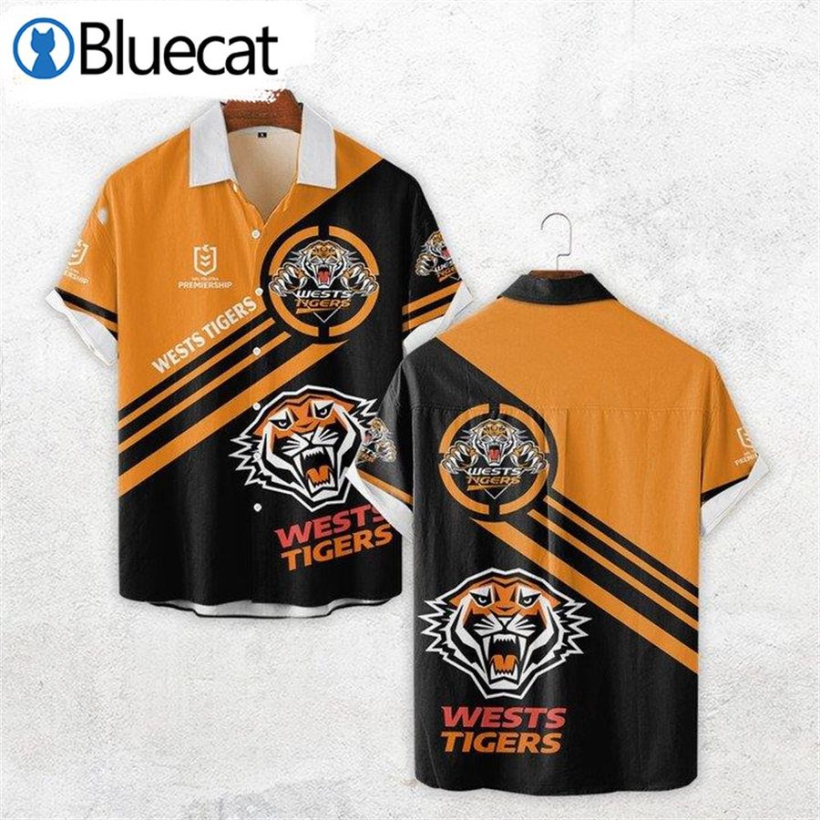 Wests Tigers Ligue 1 Hawaiian Shirt