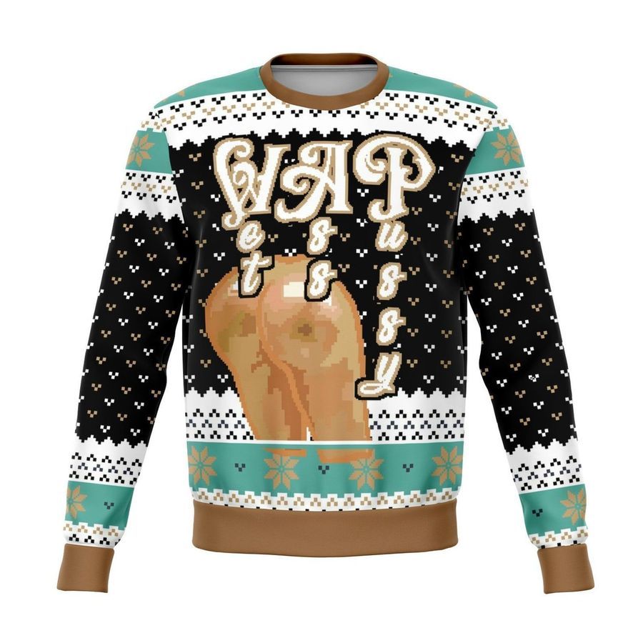 Wet Ass PUy Initials Ugly Christmas Sweater Ugly Sweater Christmas