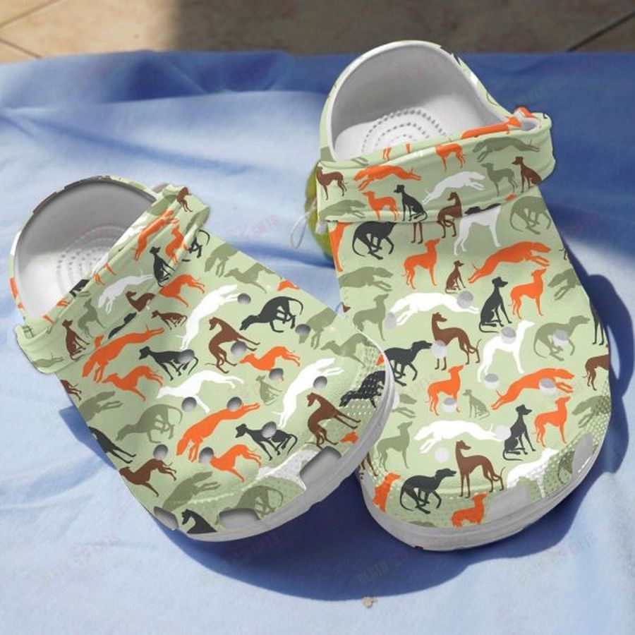 Whippet Dogs Adults Kids Crocs Crocband Clog Shoes For Men Women Ht