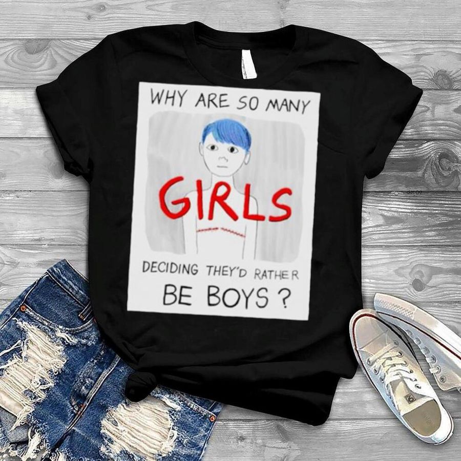 Why are so many girls deciding they’d rather be boys shirt