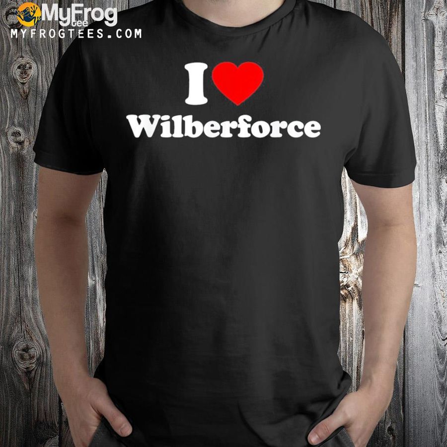 Wilberforce love heart college university alumnI shirt
