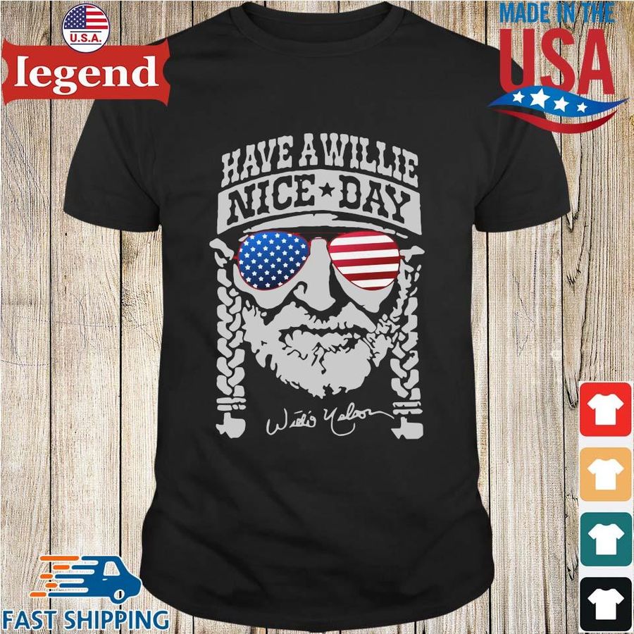 Willie Nelson Have A Willie Nice Day Signature Shirt