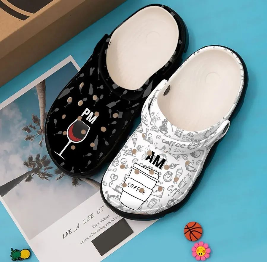 Wine Personalized Clog Custom Crocs Comfortablefashion Style Comfortable For Women Men Kid Print 3D Coffee And Wine