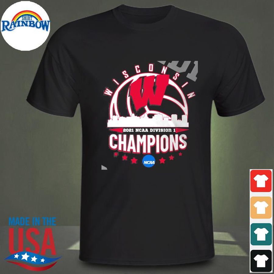 Wisconsin Women’s Volleyball 2021 NCAA National Champions T-shirt