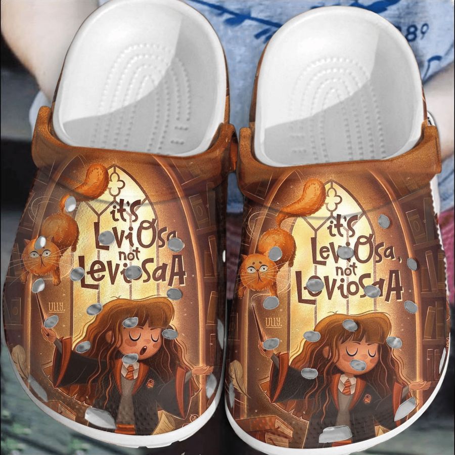 Witch Girl Magical School  Gift For Lover Rubber Crocs Crocband Clogs, Comfy Footwear