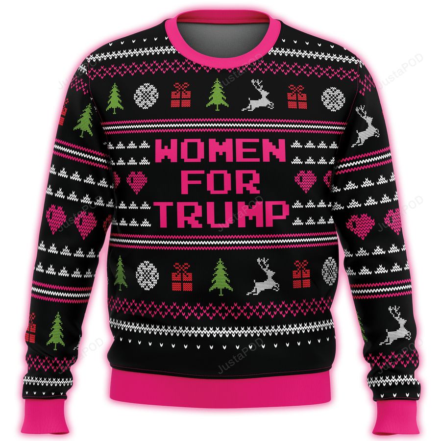 Women For Trump Premium Ugly Sweater, Ugly Sweater, Christmas Sweaters, Hoodie, Sweater