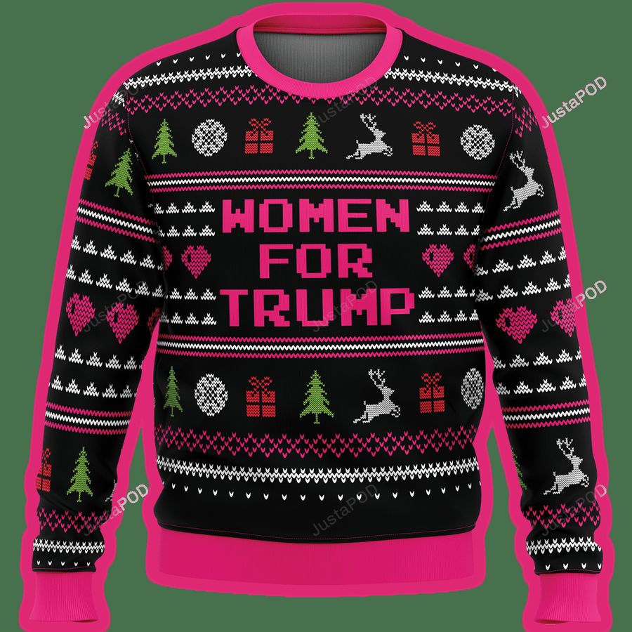 Women For Trump Premium Ugly Sweater Ugly Sweater Christmas Sweaters