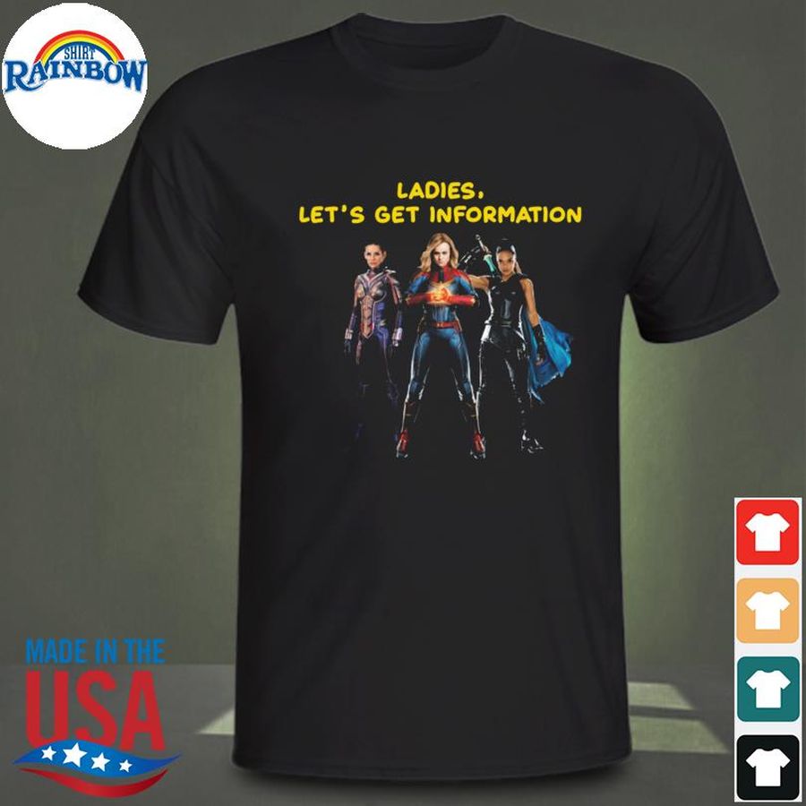 Wonder Woman ladies let's get information shirt