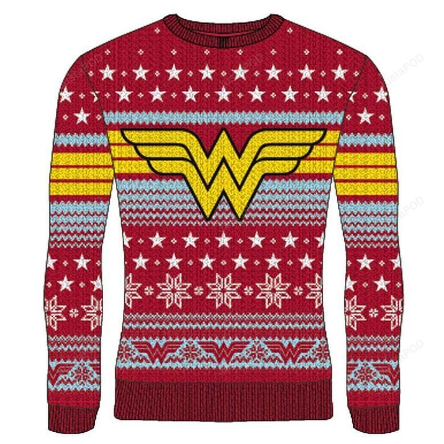 Wonder Woman Ugly Sweater Ugly Sweater Christmas Sweaters Hoodie Sweater