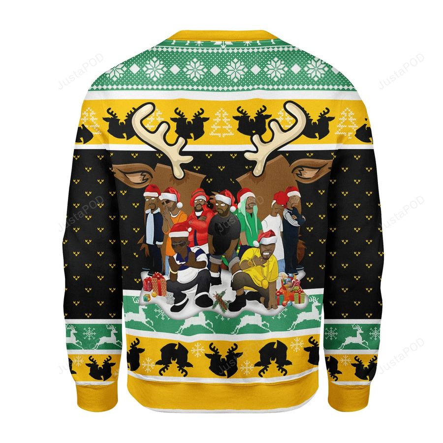 Wu Tang Clan Ugly Christmas Sweater All Over Print Sweatshirt
