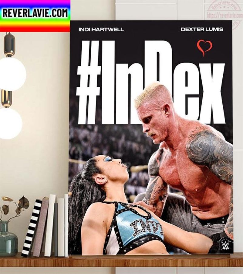 WWE NXT InDex Forever Indi Hartwell and Dexter Lumis Home Decor Poster Cavas Poster