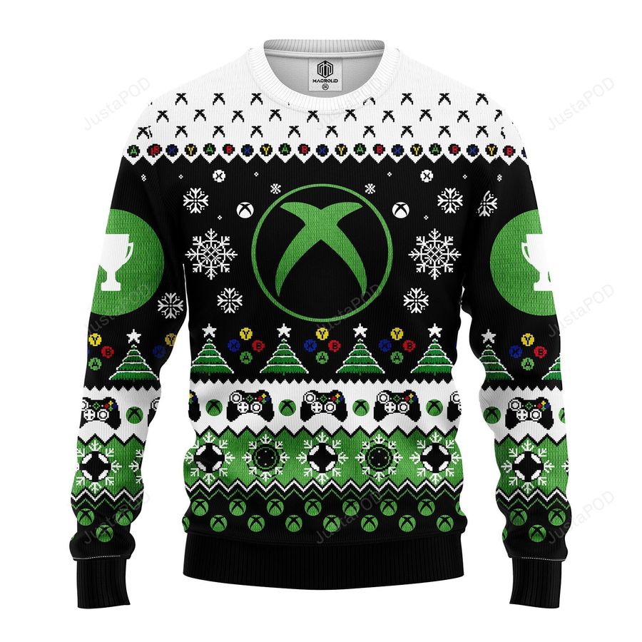 Xbox60 Ugly Christmas Sweater Ugly Sweater Christmas Sweaters Hoodie Sweater