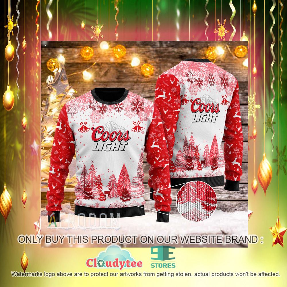 Xmas Coors Light Red White Ugly Christmas Sweater – LIMITED EDITION