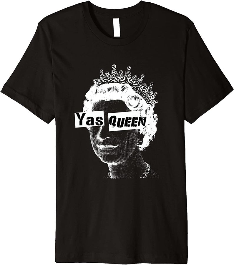 Yas Queen Elizabeth Of England London T Shirt_1