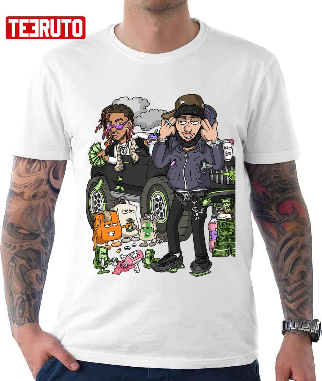 Yeat & Septembersrich Photographic Hip Hop Rap Art Unisex T-shirt