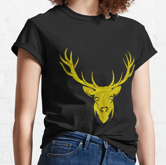 Yellow Deer Design Classic T-Shirt