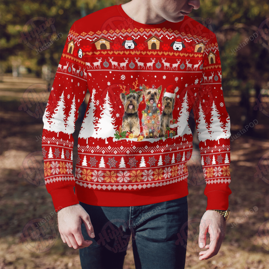 Yorkshire Terrier Ugly Christmas Sweater All Over Print Sweatshirt Ugly.png