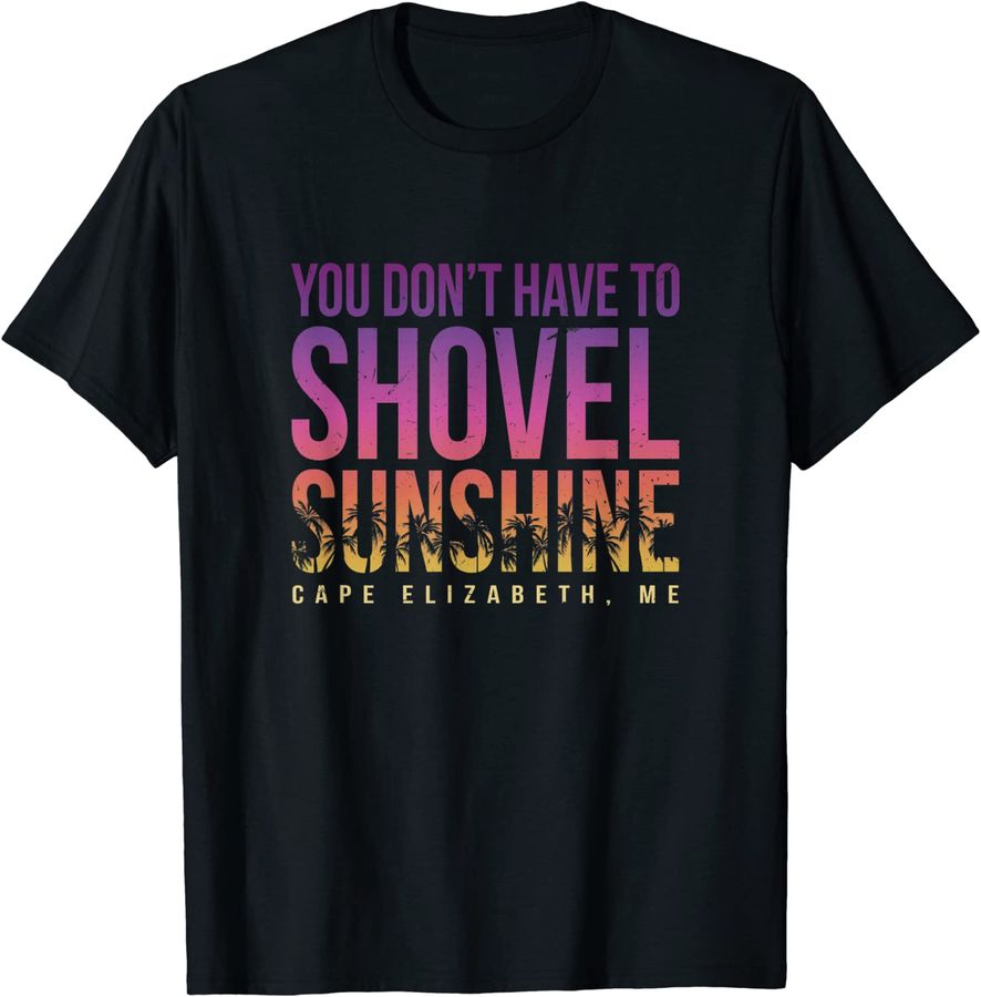 You Don't Have to Shovel Sunshine Cape Elizabeth Summer