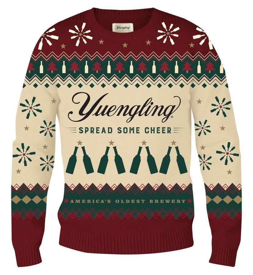 Yuengling Spread some cheer Brewery Ugly Sweater Christmas