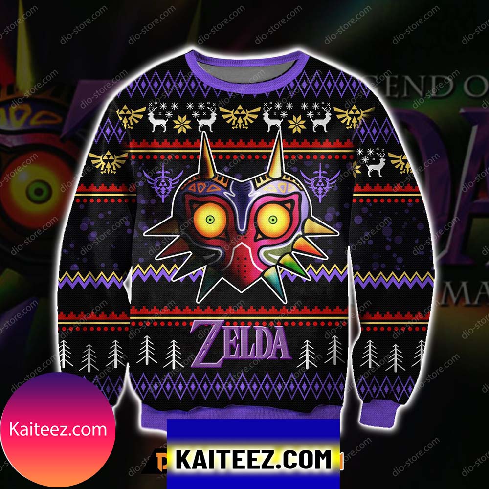Zelda 3d All Over Printed Christmas Ugly Sweater