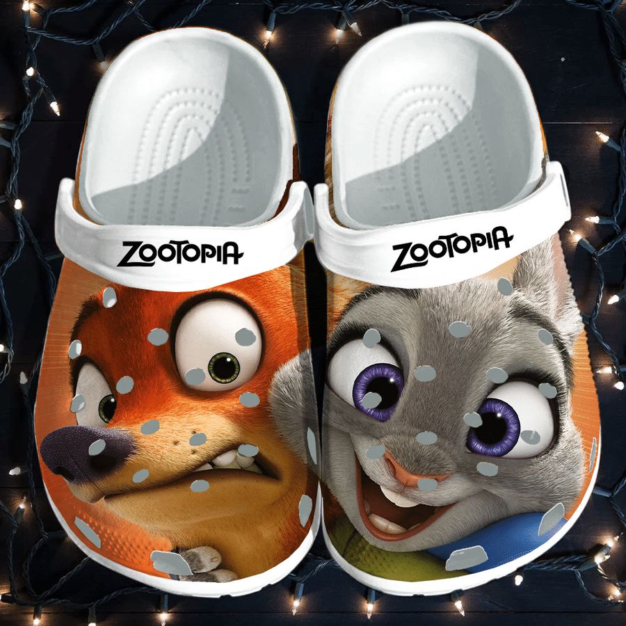 Zootopia For Men And Women Rubber Crocs Crocband Clogs, Comfy Footwear