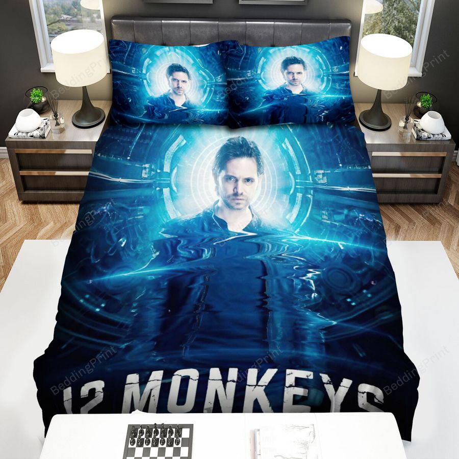 12 Monkeys (2015–2018) Sacrifice The Past Movie Poster Bed Sheets Spread Comforter Duvet Cover Bedding Sets
