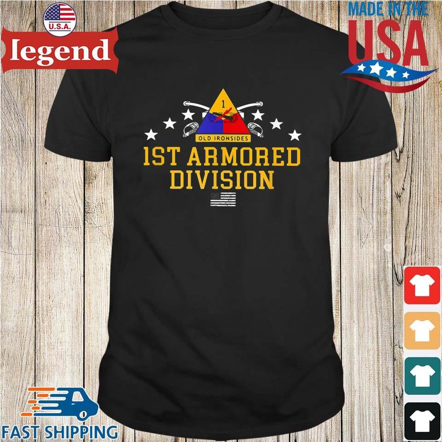 1St Armored Division Old Ironsides Long Sleeve T Shirt
