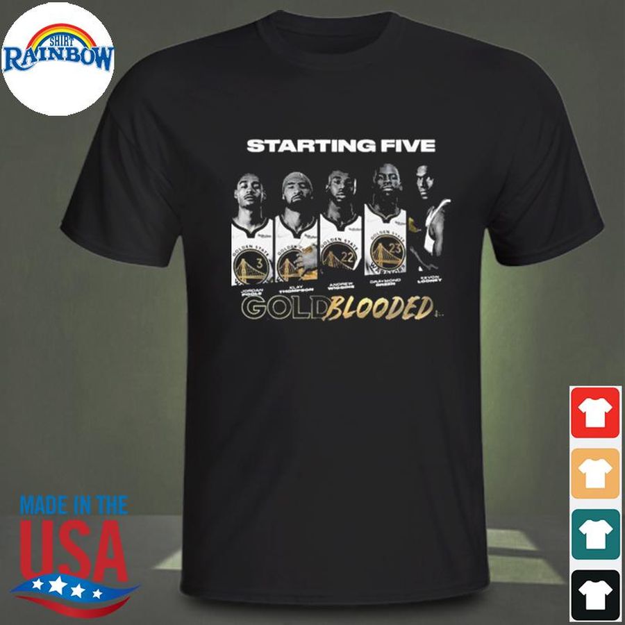 2022 gold blooded warriors graphic shirt