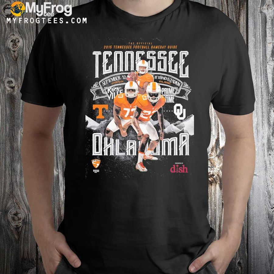 2022 Tennessee Football Gameday Guide Tennessee Oklahoma Shirt