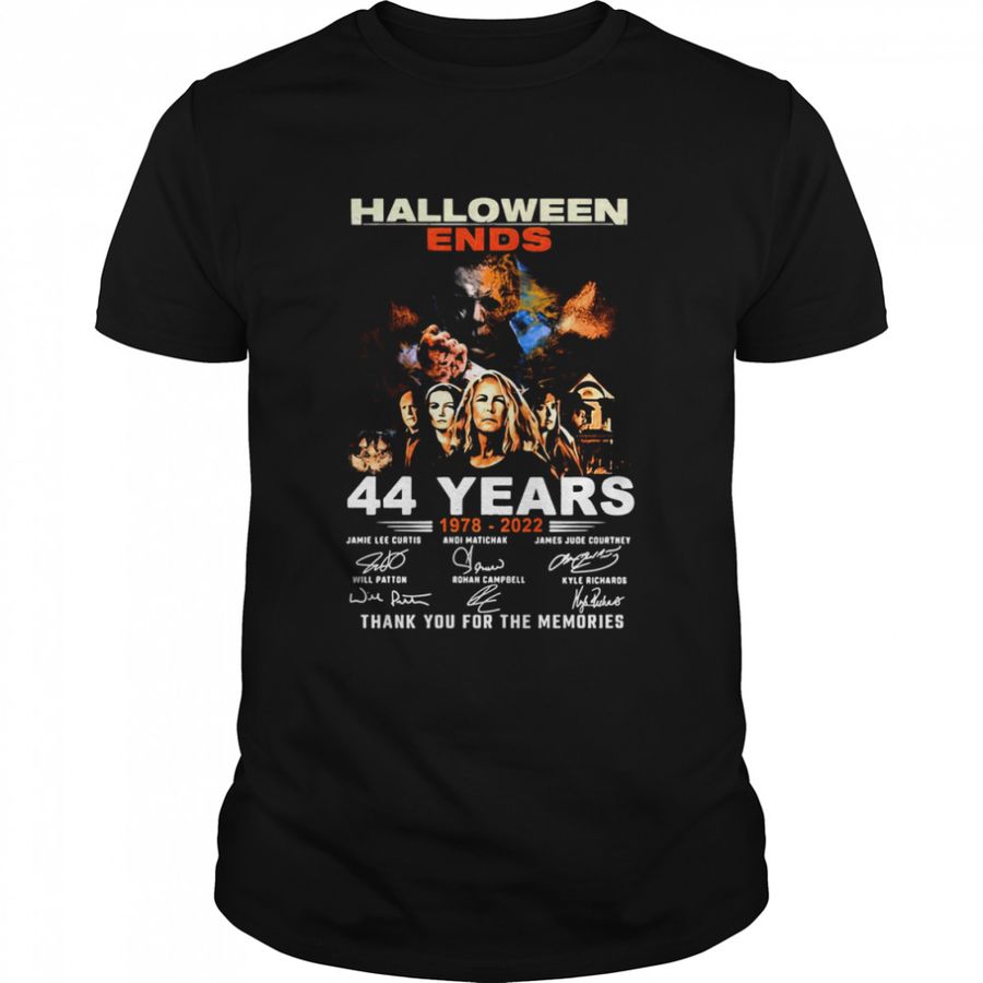 44 Years Of Halloween Ends 1978 2022 Shirt