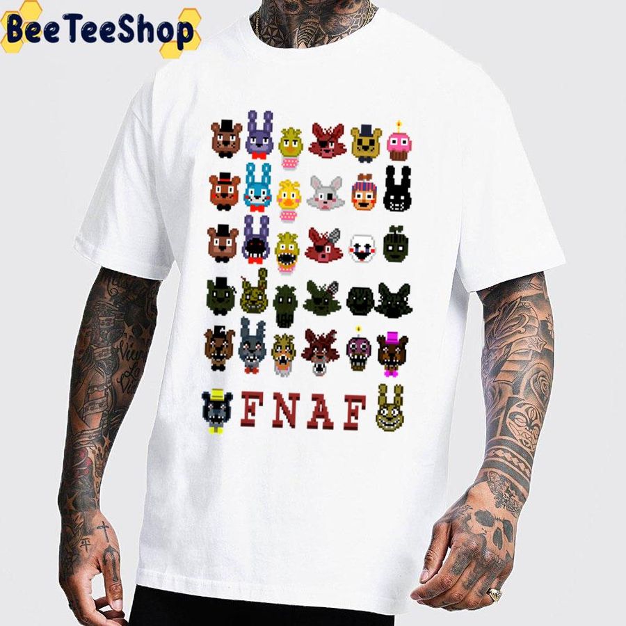 8 Bit 20 Nights At Freddy's Game Unisex T-Shirt