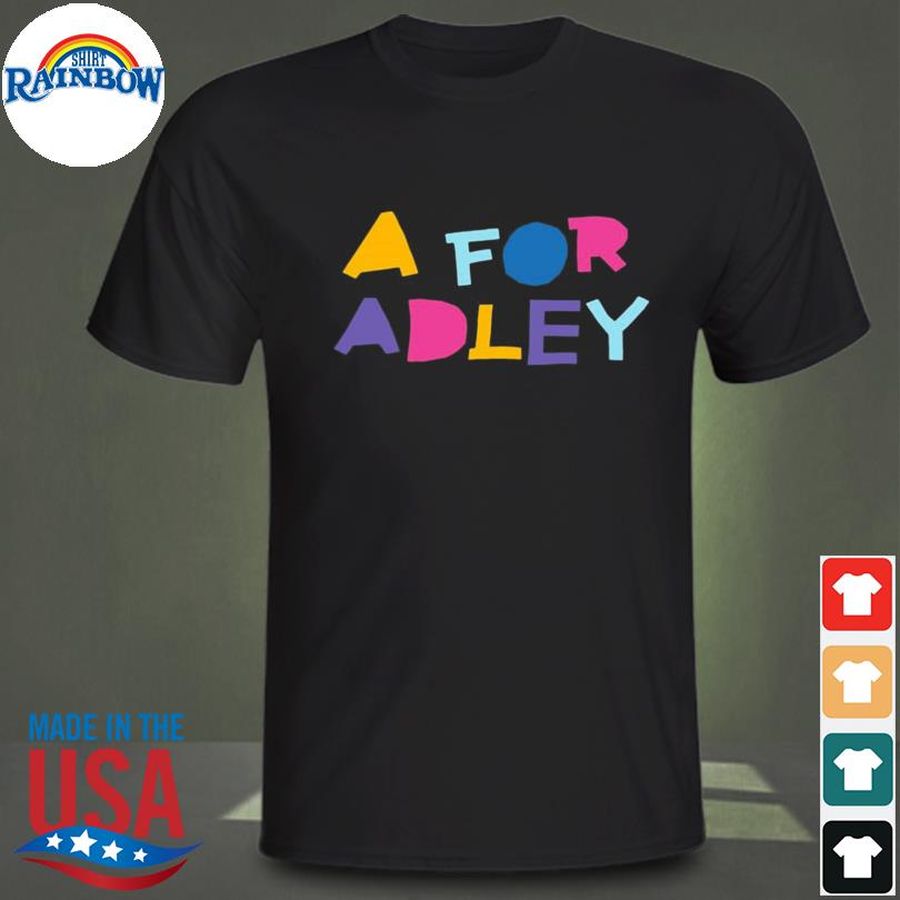 A for adley bff rainbow shirt